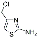 4-CHLOROMETHYL-THIAZOL-2-YLAMINE 结构式