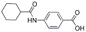 4-[(CYCLOHEXYLCARBONYL)AMINO]BENZOIC ACID 结构式