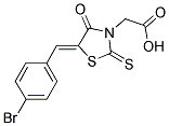 [5-(4-BROMO-BENZYLIDENE)-4-OXO-2-THIOXO-THIAZOLIDIN-3-YL]-ACETIC ACID 结构式