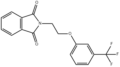 2-[2-[3-(Trifluoromethyl)phenoxy]ethyl]-1H-isoindole-1,3(2H)-dione 结构式