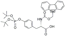 FMOC-O-DI-T-BUTYLPHOSPHO-L-TYROSINE 结构式