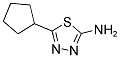 2-AMINO-5-CYCLOPENTYL-1,3,4-THIADIAZOLE 结构式