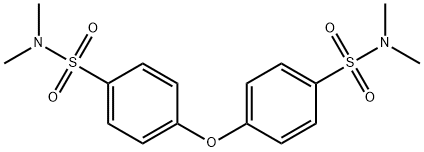N,N'-二甲基-4,4'-氧代二苯磺酰胺 结构式