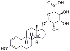 1,3,5(10)-ESTRATRIEN-3,17-ALPHA-DIOL 17-GLUCOSIDURONATE 结构式