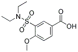 3-[(DIETHYLAMINO)SULFONYL]-4-METHOXYBENZOIC ACID 结构式