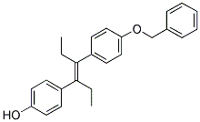 DIETHYLSTILBESTEROL MONOBENZYL ETHER 结构式