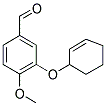 3-(2-CYCLOHEXENYLOXY)-4-METHOXYBENZENECARBALDEHYDE 结构式