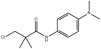 3-CHLORO-N-[4-(DIMETHYLAMINO)PHENYL]-2,2-DIMETHYLPROPANAMIDE 结构式