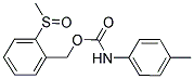 2-(METHYLSULFINYL)BENZYL N-(4-METHYLPHENYL)CARBAMATE 结构式