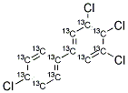 13C12-3,4,4',5-TETRACHLOROBIPHENYL 结构式