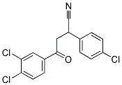 2-(4-CHLOROPHENYL)-4-(3,4-DICHLOROPHENYL)-4-OXOBUTANENITRILE