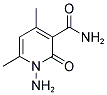 1-Amino-4,6-dimethyl-2-oxo-1,2-dihydro-pyridine-3-carboxylic acid amide 结构式