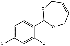 2-(2,4-DICHLOROPHENYL)-4,7-DIHYDRO-1,3-DIOXEPINE 结构式