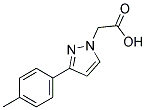 3-(4-METHYLPHENYL)-1H-PYRAZOLE-1-ACETIC ACID 结构式