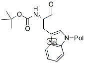 PAM BOC-L-TRYPTOPHAN (CHO) RESIN 结构式