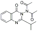 3-DIACETYLAMINO-2-ISOPROPYLQUINAZOLIN-4-ONE 结构式