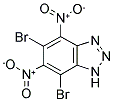 5,7-DIBROMO-4,6-DINITRO-1H-1,2,3-BENZOTRIAZOLE 结构式