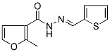 2-METHYL-N'-(2-THIENYLMETHYLENE)-3-FUROHYDRAZIDE 结构式