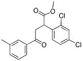 METHYL 2-(2,4-DICHLOROPHENYL)-4-(3-METHYLPHENYL)-4-OXOBUTANOATE 结构式