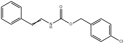 4-CHLOROBENZYL N-STYRYLCARBAMATE 结构式