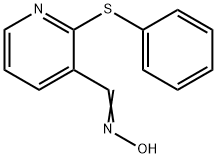 2-(PHENYLSULFANYL)NICOTINALDEHYDE OXIME 结构式