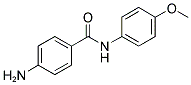 4-AMINO-N-(4-METHOXY-PHENYL)-BENZAMIDE 结构式