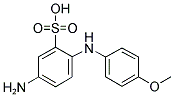 4-Amino-4'-methoxydiphenylamine-2-sulphonic acid 结构式