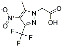 (5-METHYL-4-NITRO-3-TRIFLUOROMETHYL-PYRAZOL-1-YL)-ACETIC ACID 结构式