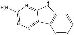 5H-1,2,4-三嗪并[5,6-B]吲哚-3-胺 结构式