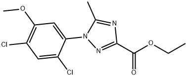 ETHYL 1-(2,4-DICHLORO-5-METHOXYPHENYL)-5-METHYL-1H-1,2,4-TRIAZOLE-3-CARBOXYLATE