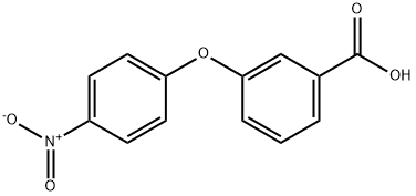 3-(4-硝基苯氧基)苯甲酸 结构式