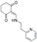 2-(((2-(2-PYRIDYL)ETHYL)AMINO)METHYLENE)CYCLOHEXANE-1,3-DIONE 结构式