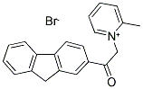 1-(9H-2-FLUORENYL)-2-(2-METHYL-1-PYRIDINIUMYL)-1-ETHANONE BROMIDE 结构式