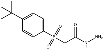 2-((4-(叔丁基)苯基)磺酰基)乙酰肼 结构式