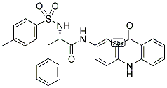 N-(N-TOSYL-L-PHENYLALANYL)-2-AMINOACRIDONE 结构式