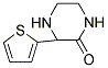 3-THIOPHEN-2-YL-PIPERAZIN-2-ONE 结构式