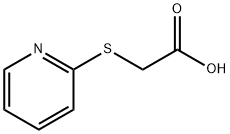 2-(2-吡啶基硫基)乙酸 结构式