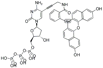 Naphthofluorescein-5-dCTP 结构式
