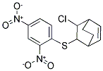 5-Chloro-6-[(2,4-dinitrophenyl)thio]bicyclo[2.2.2]oct-2-ene 结构式
