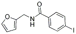 N-(2-FURYLMETHYL)-4-IODOBENZENECARBOXAMIDE 结构式