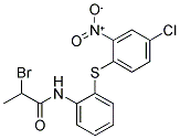 N1-(2-[(4-CHLORO-2-NITROPHENYL)THIO]PHENYL)-2-BROMOPROPANAMIDE 结构式