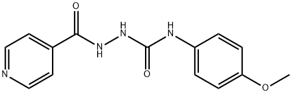 4-(4-METHOXYPHENYL)-1-(4-PYRIDYLCARBONYL)SEMICARBAZIDE 结构式