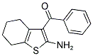 (2-AMINO-4,5,6,7-TETRAHYDRO-1-BENZOTHIEN-3-YL)(PHENYL)METHANONE 结构式