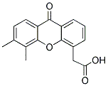 5,6-DIMETHYLXANTHEONONE-4-ACETIC ACID 结构式