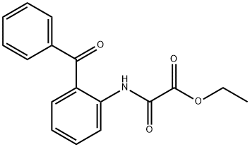2-(2-苯甲酰苯胺基)-2-氧代乙酸乙酯 结构式
