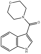 1H-INDOL-3-YL(MORPHOLINO)METHANONE 结构式