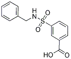 3-BENZYLSULFAMOYL-BENZOIC ACID 结构式