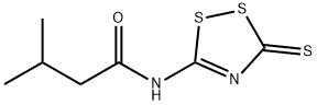 3-METHYL-N-(3-THIOXO-3H-1,2,4-DITHIAZOL-5-YL)BUTANAMIDE 结构式