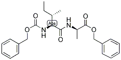 CBZ-L-ILE-D-ALA BENZYL ESTER 结构式