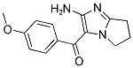 (2-AMINO-6,7-DIHYDRO-5H-PYRROLO[1,2-A]IMIDAZOL-3-YL)(4-METHOXYPHENYL)METHANONE 结构式